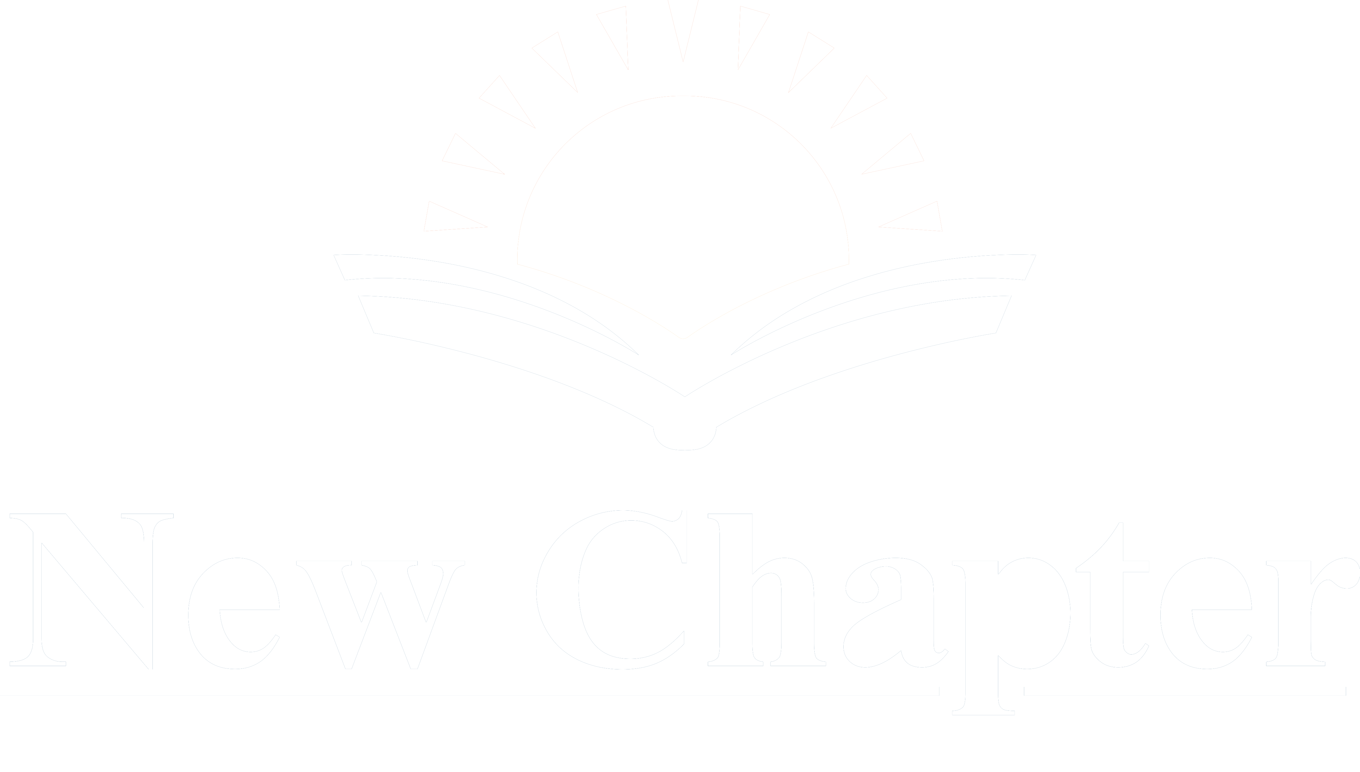 new chapter logo white